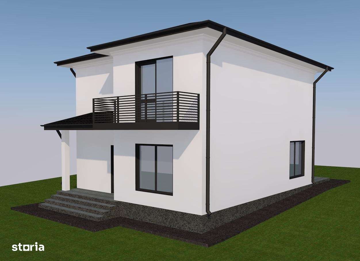 ASFALT! Încălzire în pardoseală!Vila 4 camere Valea Adanca (Miroslava) - Imagine principală: 2/4