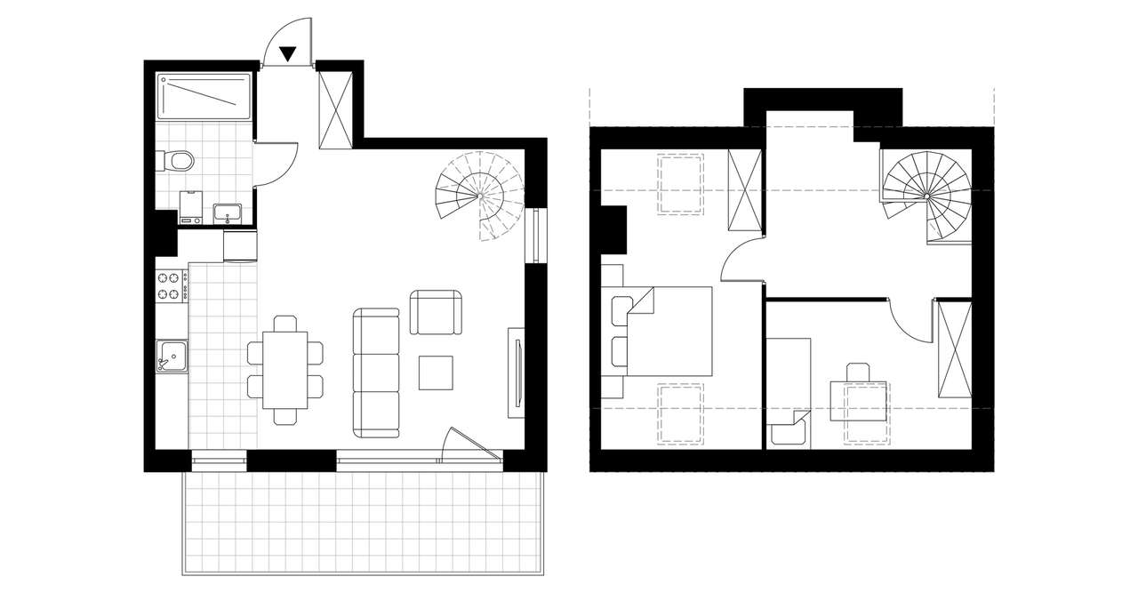 Osada Kamieniec|mieszkanie z loggią| B_M9 - Pełny obrazek: 4/9