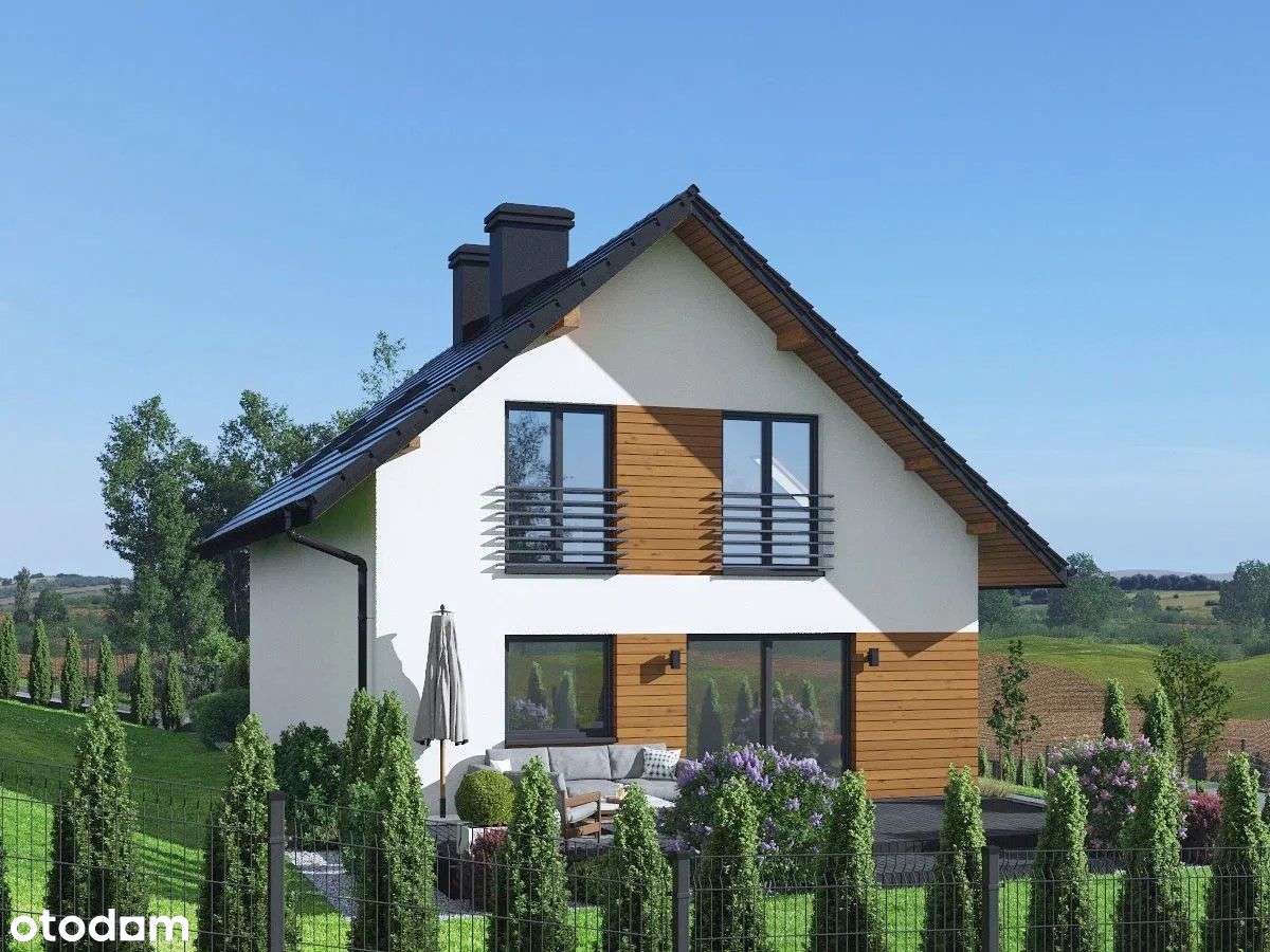 Nowy dom w Drogini na widokowej działce - Pełny obrazek: 4/19