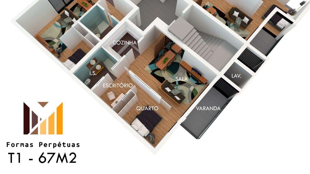 Mira Parque Residence - ULTIMO Apartamento novo para Venda T0+1-17