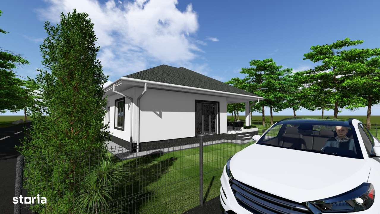 Tautii Magheraus(zona str. 4)–casa pe parter, s.c.150 mp, teren 500 mp - Imagine principală: 5/8