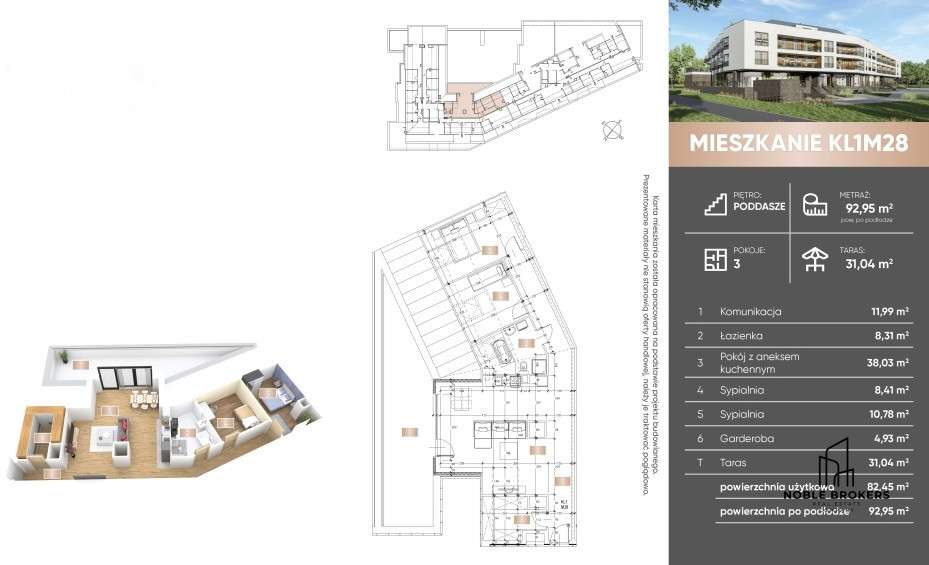 do adaptacji | 3 pokoje + aneks | taras | 82,45m2!-18