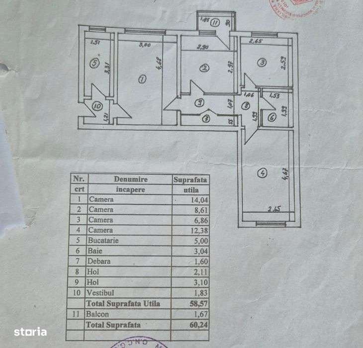 Apartament cu 4 camere Ferentari - Imasului-8