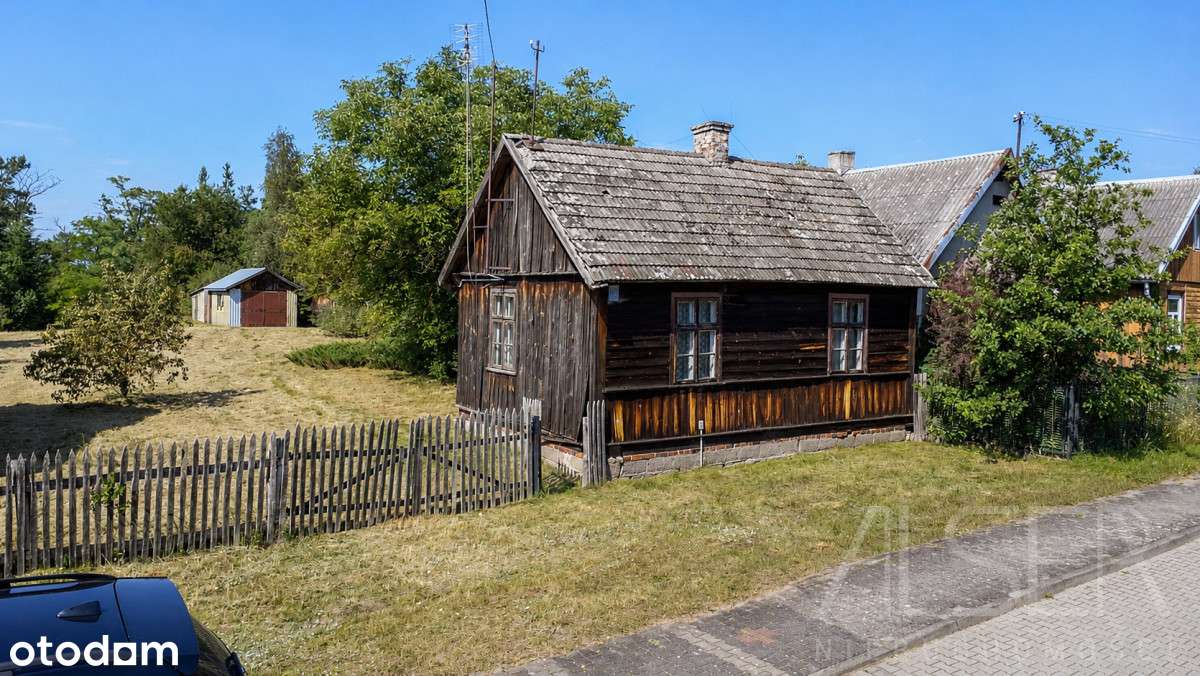 Dom z bala na działce 1800 m2 | Kamieńczyk centrum