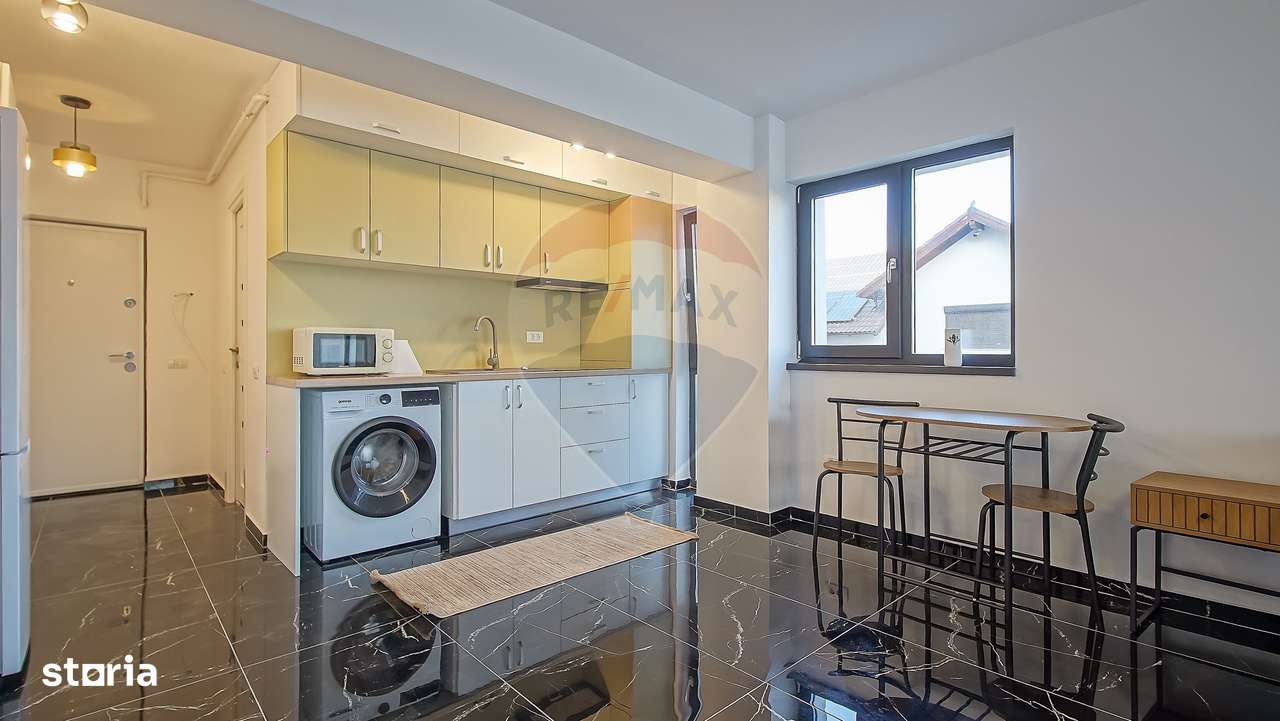 Garsoniera de închiriat, parcare subterana, balcon | Zona Tractorul - Imagine principală: 5/10