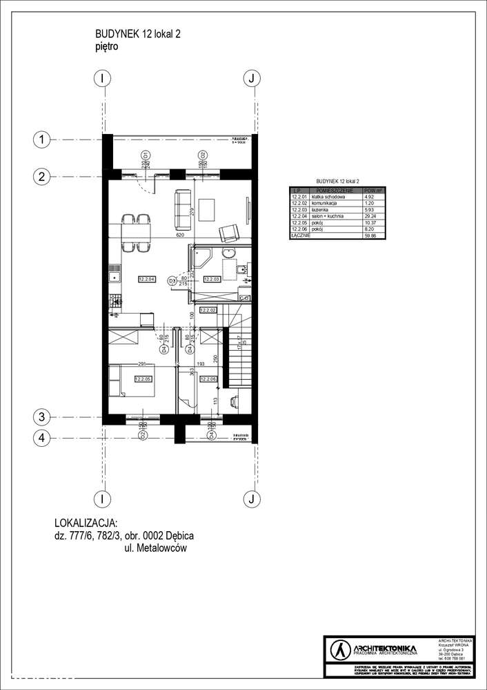 Mieszkanie 59,86 m2 | bezczynszowe | 2 miejsca postojowe | balkon 8 m2 - Pełny obrazek: 5/5