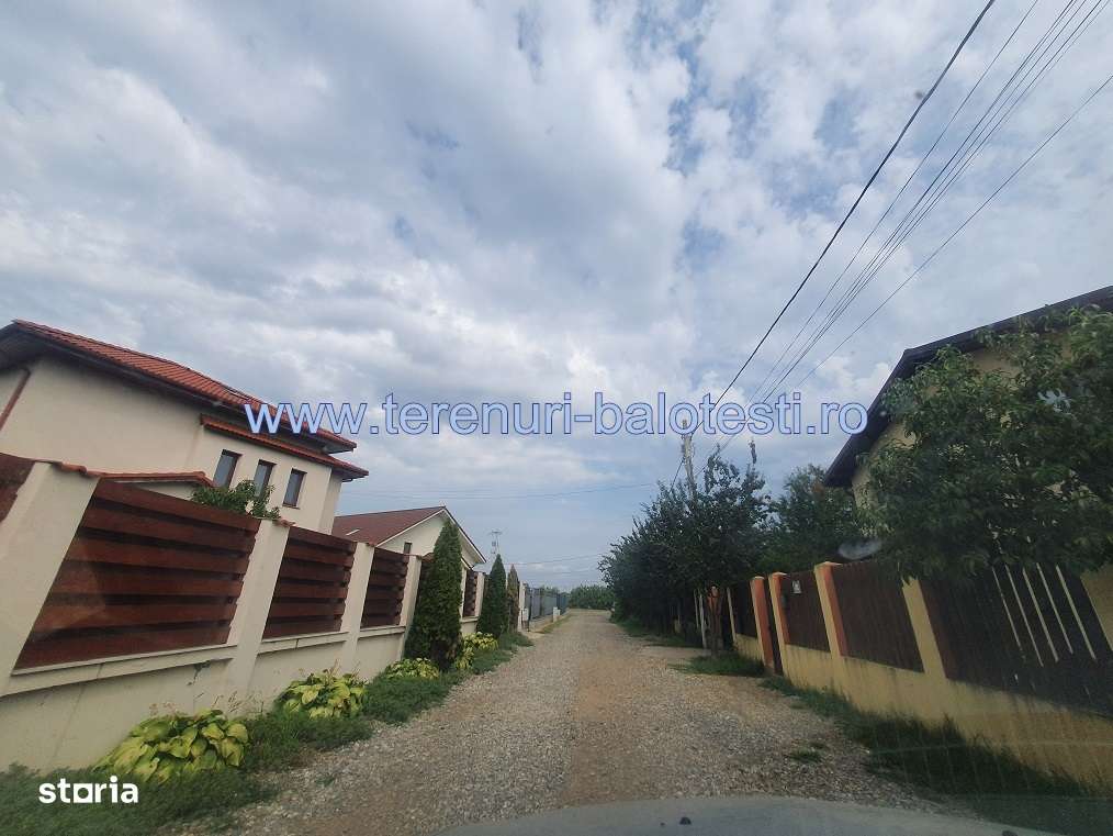 Teren Balotesti,vecinatate Dn1, utilitati+asfalt la 60 metri-4