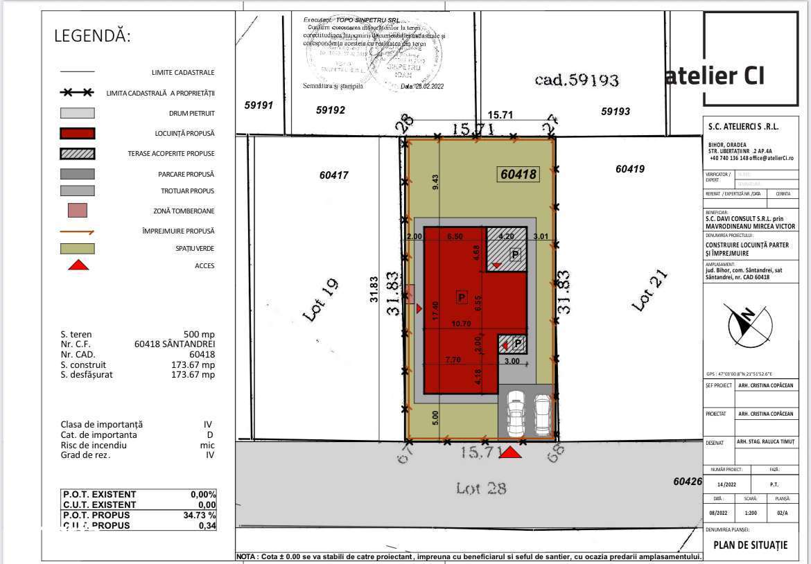 Casa din cărămidă in constructie predare in roșu + țiglă in Santandrei - Imagine principală: 3/15
