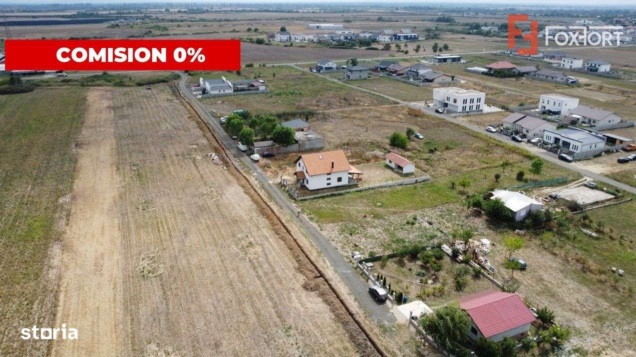 Comision 0% Parcela teren Mosita - Toate utilitatile + Asfalt - Imagine principală: 3/8