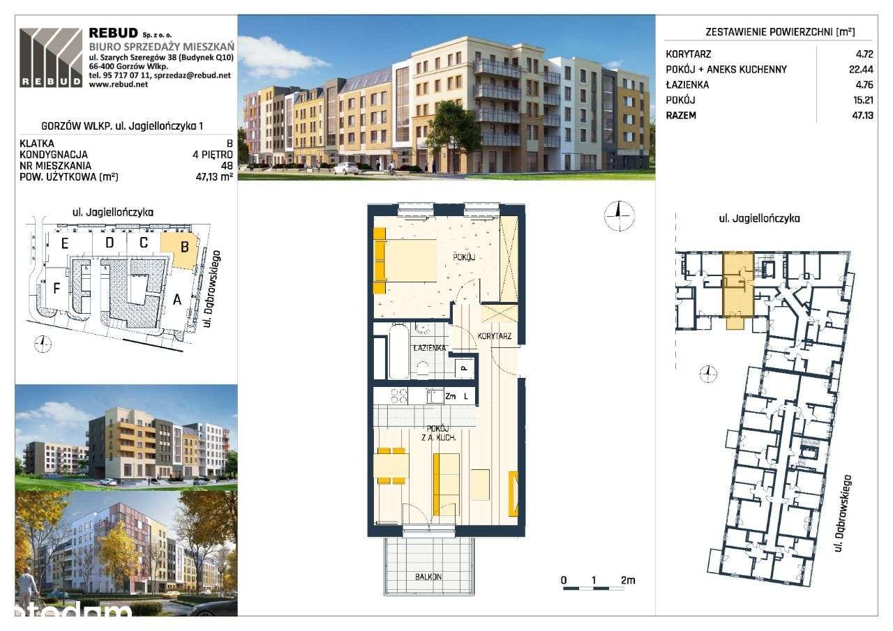 Jagiellończyka | Mieszkanie 1/48 - Pełny obrazek: 2/7