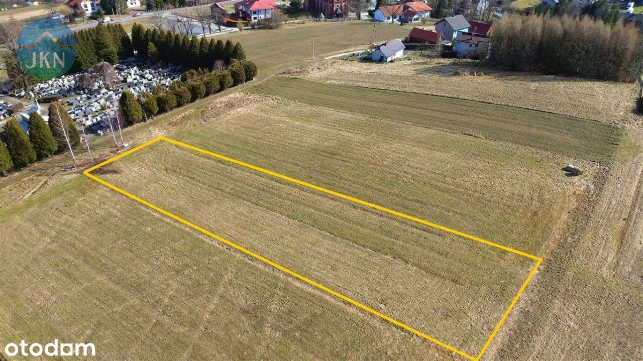 Widokowa działka u podnóża Skrzycznego w Lipowej !-16