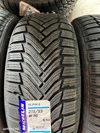 vând 4 anvelope 215/55/16 Michelin de iarnă noi - 3