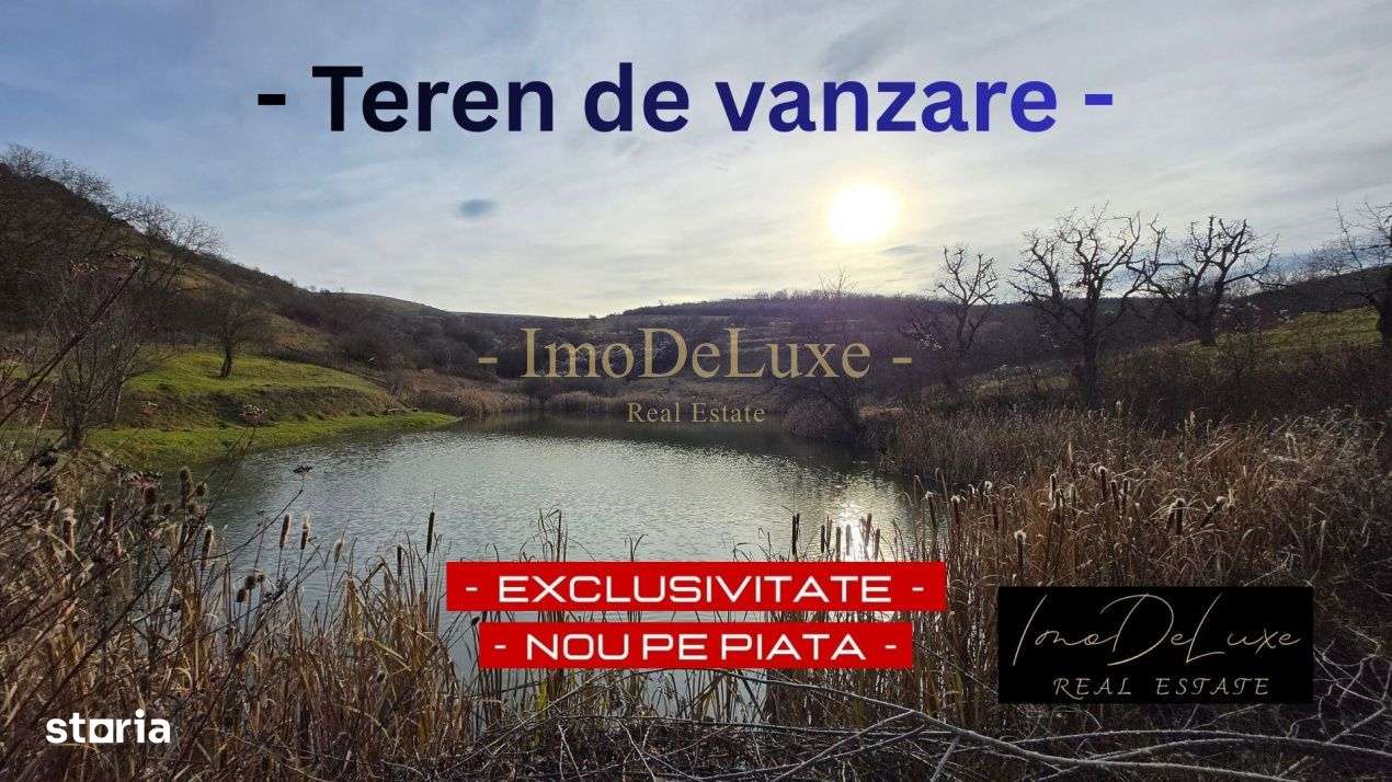 Teren extravilan langa lac, 8500mp, priveliste, zona comunei Baciu - Imagine principală: 1/10