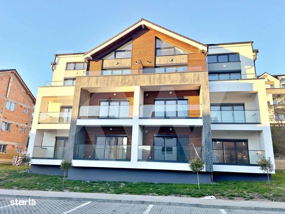 Apart. cu 2 cam. pe doua nivele, cu logie. Vila design modern in Crist - Imagine principală: 2/19