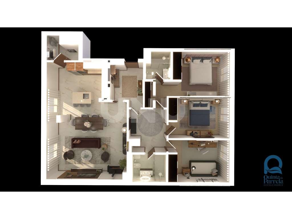 Apartamento T3 NOVO com Parqueamento - Grande imagem: 3/5