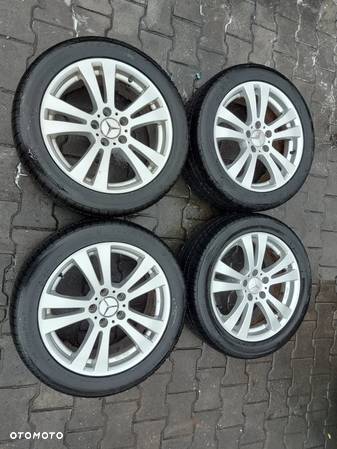 MERCEDES E KLASA W212 KOŁA ALUMINIOWE 7,5JX17H2 ET47 245/45 R17 - 1