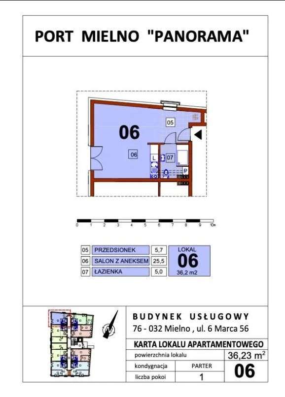 Apartament - Port Mielno Panorama 36 m2-9.900/1m2-11
