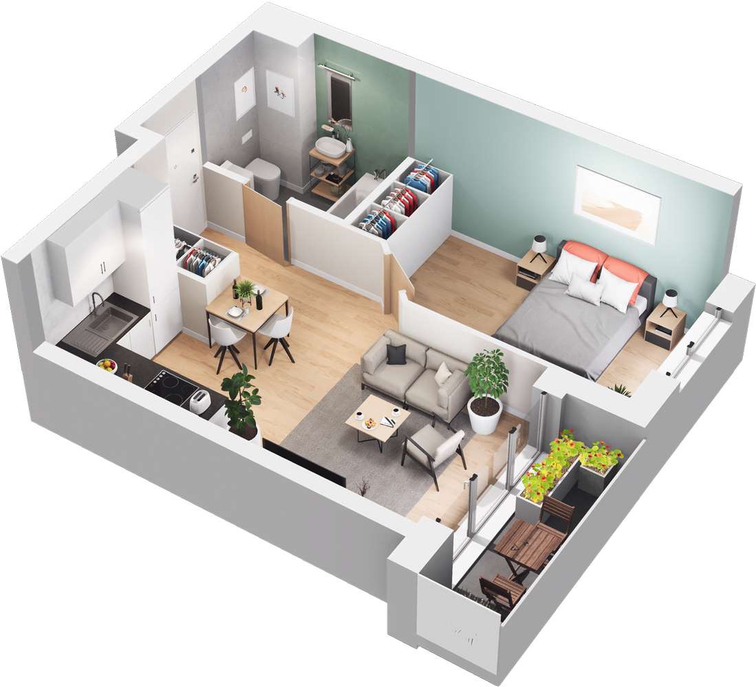 Nowe 2-pokojowe mieszkanie - Sołtysowice. Dostępne od zaraz!-2