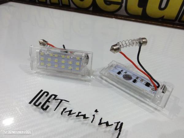 Suporte De Lampada De Matricula Com Led Branco Para BMW X5 (E53) 1999-2006, X3 E83 2004-2010 - 10