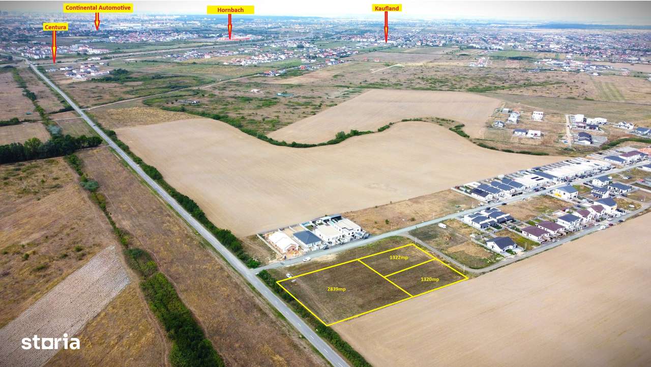 Terenuri Mosnita | servicii+6apartamente, la asfalt - Imagine principală: 3/6