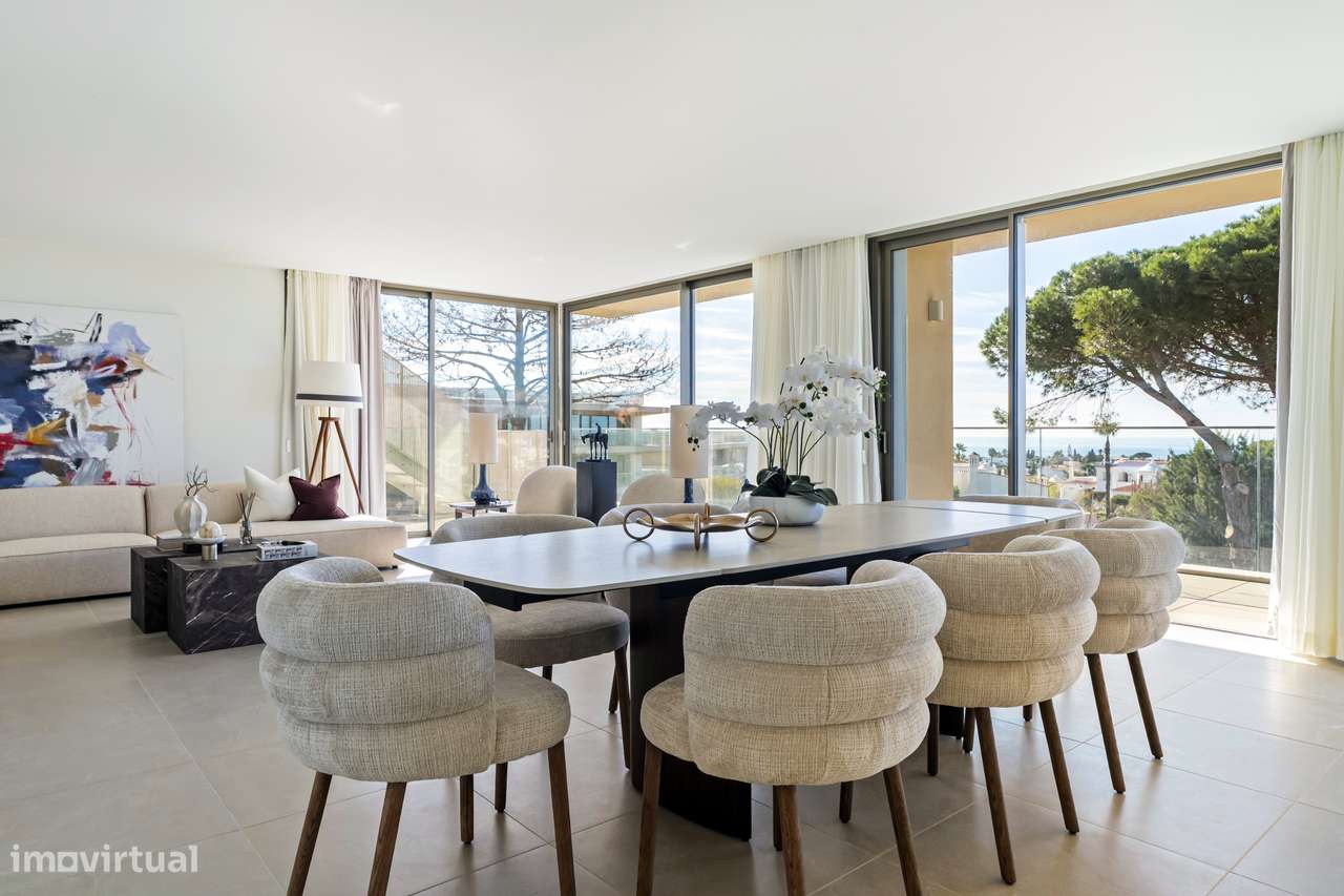 Luxuosa penthouse com vista mar e piscina aquecida-10