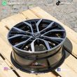 Jante AUDI SEAT SKODA VW 18 R18 Black Machined Face 5X112 - 1