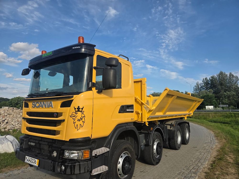 Scania Wywrotka 8x4 hydroburta 2014