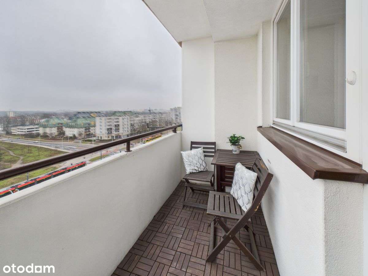 Jasne 2 pokoje z balkonem i panoramą Tarchomina –-17