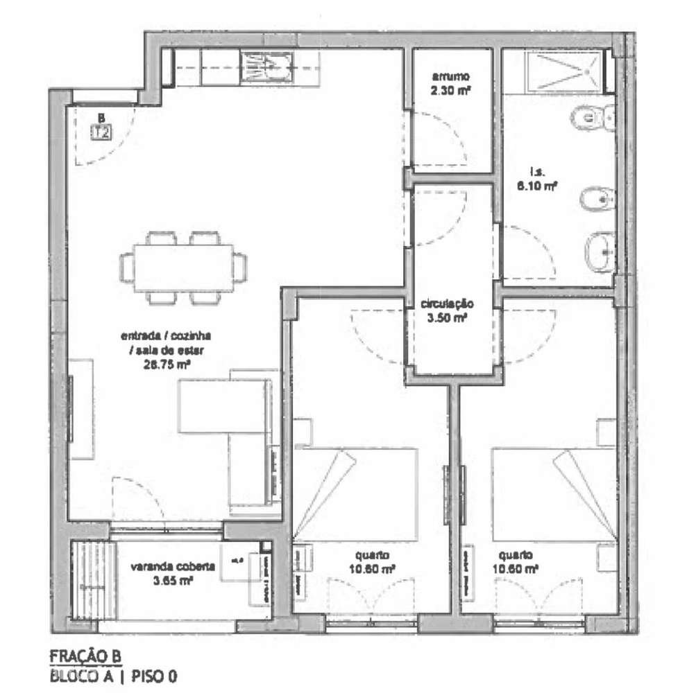 Apartamento T2 em Aradas-8