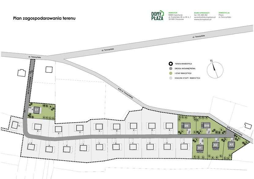Płaza, ul. Tenczyńska – osiedle domów - Pełny obrazek: 4/10