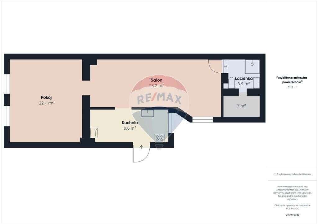 Mieszkanie 2 pok. na parterze w Połczyn-Zdrój! - Pełny obrazek: 4/20