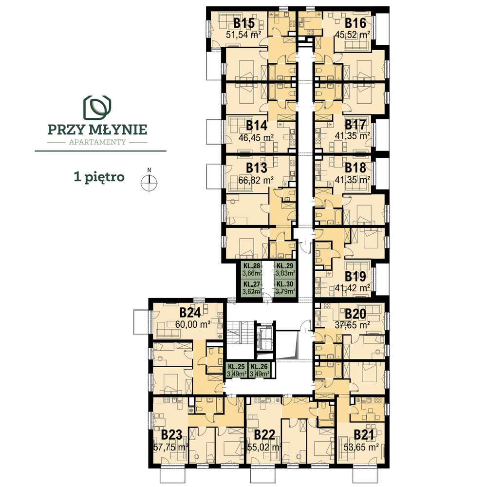 Mieszkanie B23, 57,75 m2, komfort blisko Rzeszowa! - Pełny obrazek: 2/9