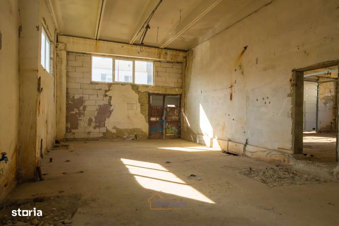 Hala de 307 mp – pozitie strategica intre Gara si Școala Nr. 2-10
