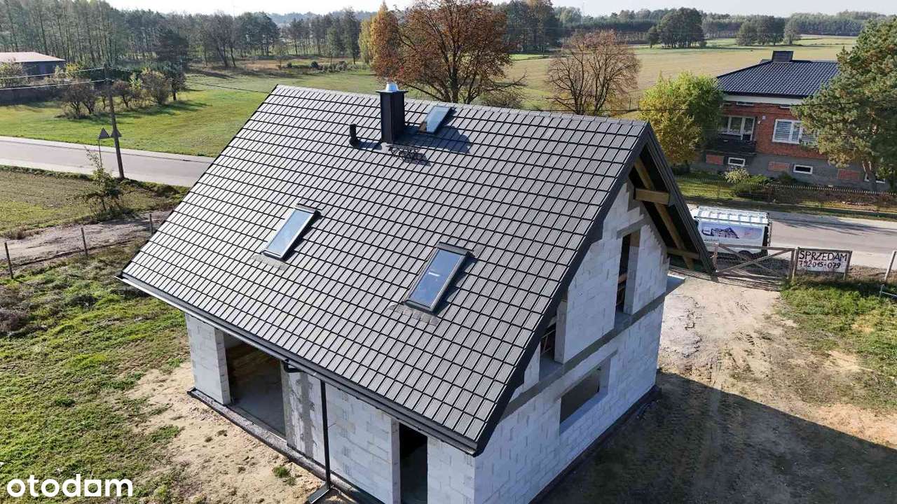 Dom Marzeń wśród Zieleni Duża działka 1280m2 pod Łodzią ok. Andrespol - Pełny obrazek: 4/11