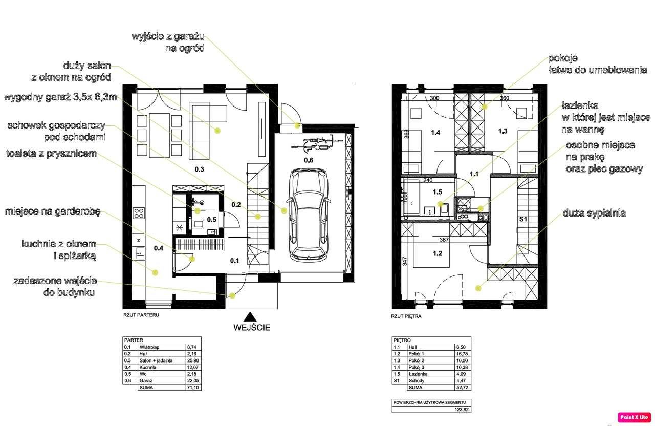 Nowy dom połączony tylko garażem z sąsiadem - Pełny obrazek: 4/6