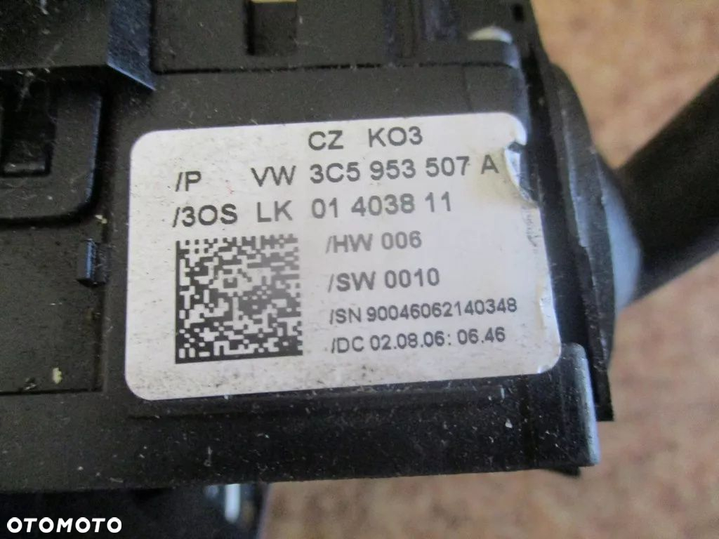 PRZEŁĄCZNIK ZESPOLONY VW AUDI SEAT SKOD 3C0953549A - 4