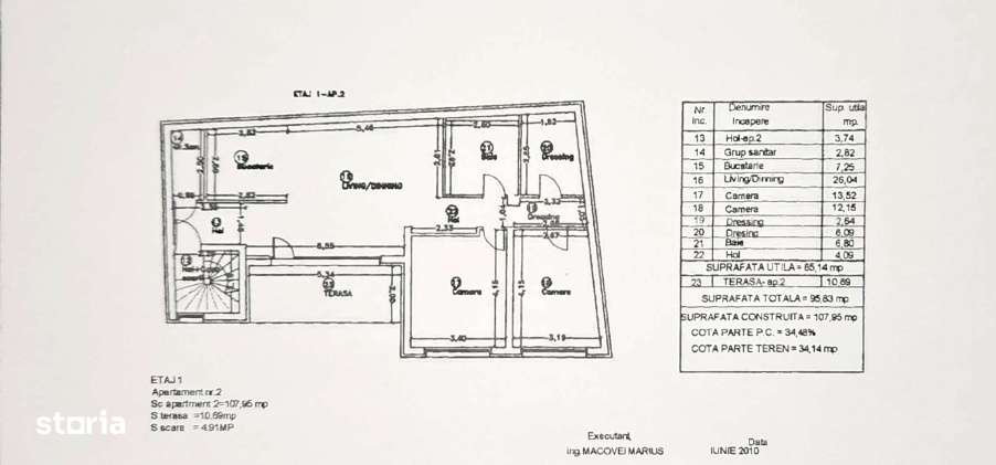 De vanzare 3 camere in bloc nou pe Ghiocei/Stefan cel Mare-1