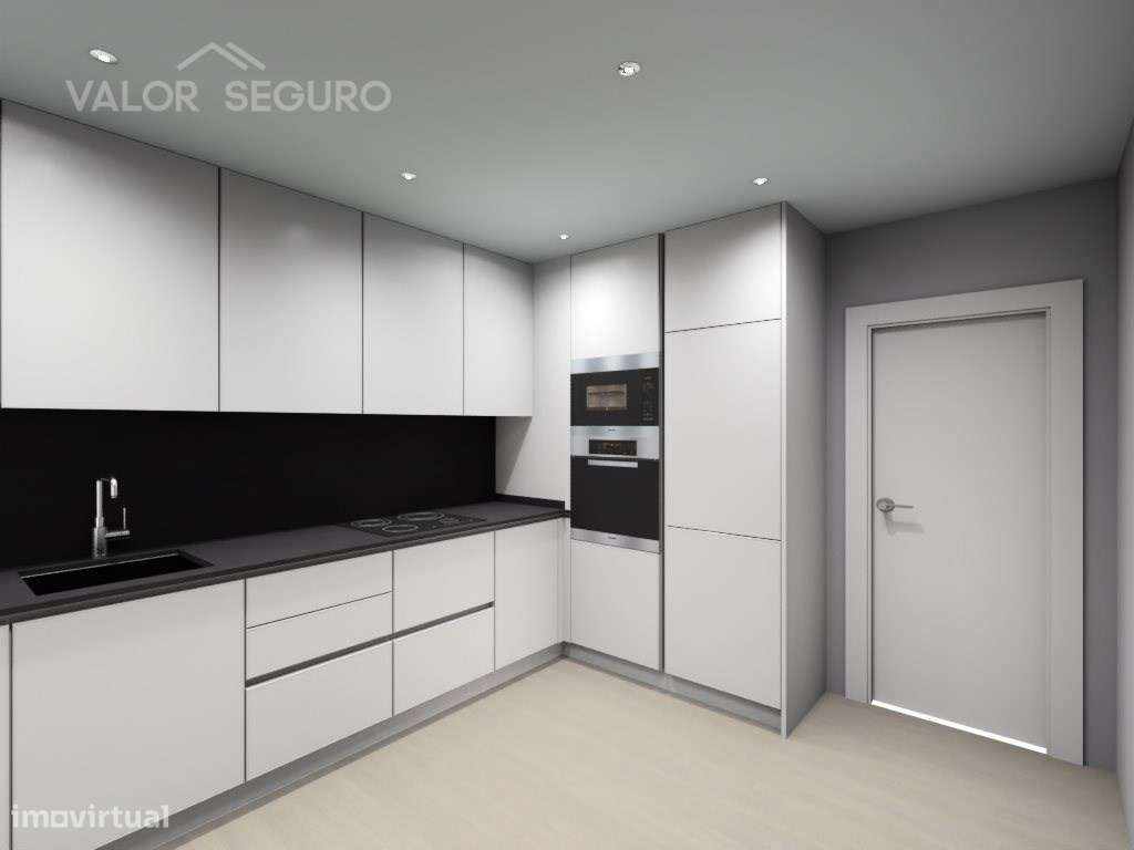 Apartamento T2 novo com garagem 2 viaturas e terraço no Sobralinho-8