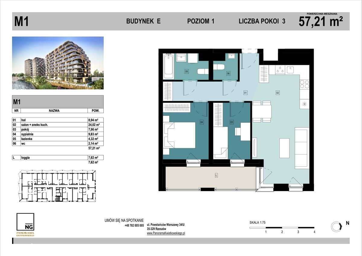 3 pokoje | NG Development| PK Lake | SPRAWDŹ - Pełny obrazek: 2/7