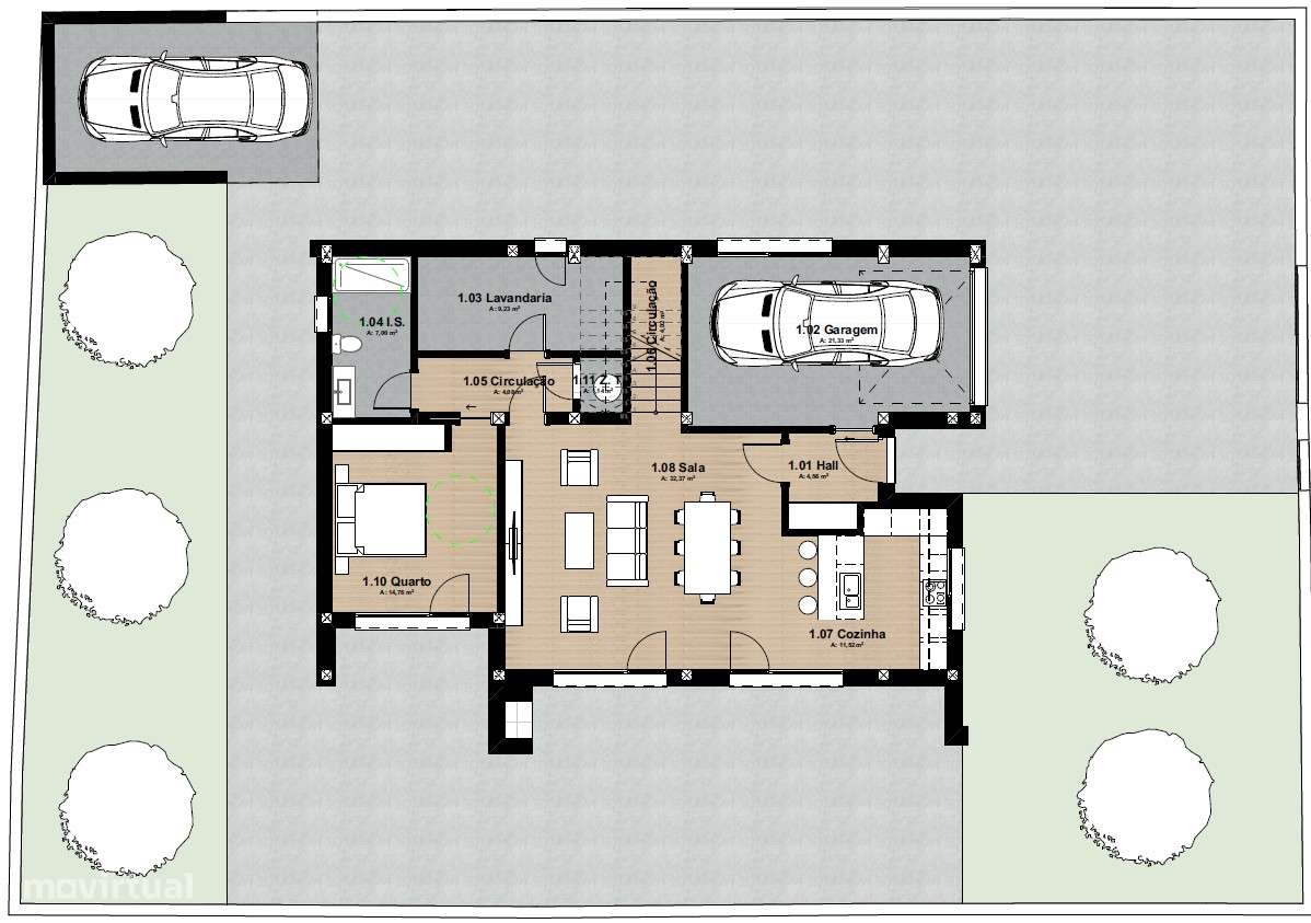 Moradia Isolada T4 - Arquitetura Moderna a 4 Kms do Centro-22