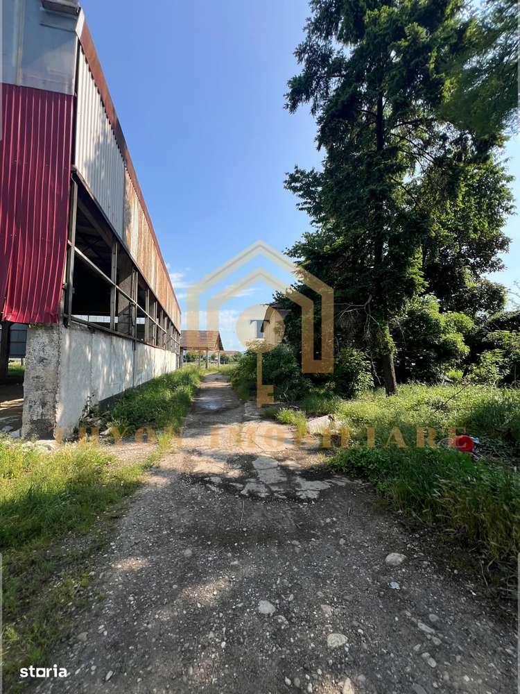 Teren industrial de vânzare–27.000 m² cu 4 hale acces autostradă, gară - Imagine principală: 2/12