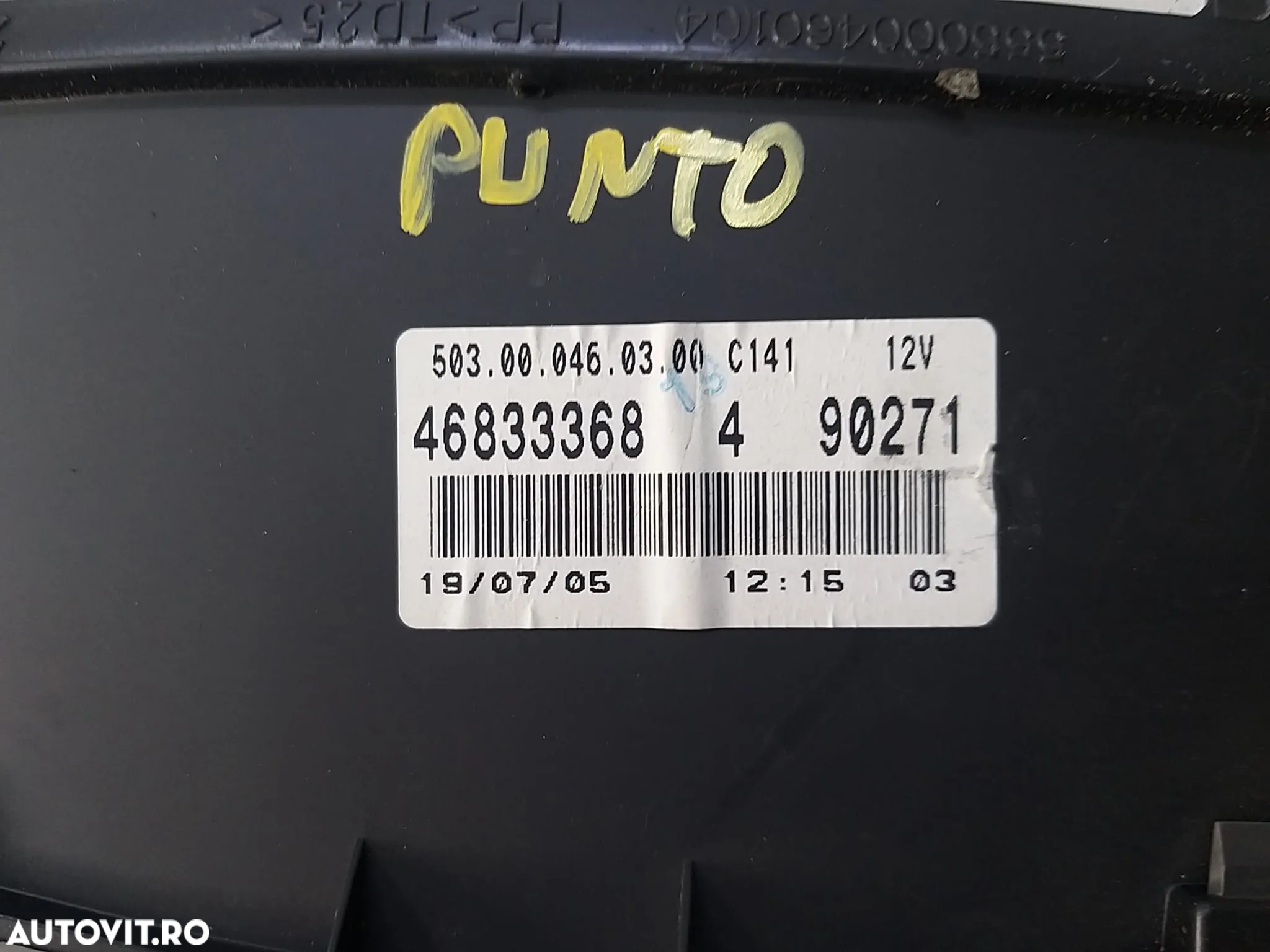 Ceasuri bord benzina fiat punto 2 188 46833368 503000460300c141 - 2