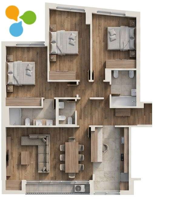 Apartamento T3 em novo empreendimento, Rio Tinto-7