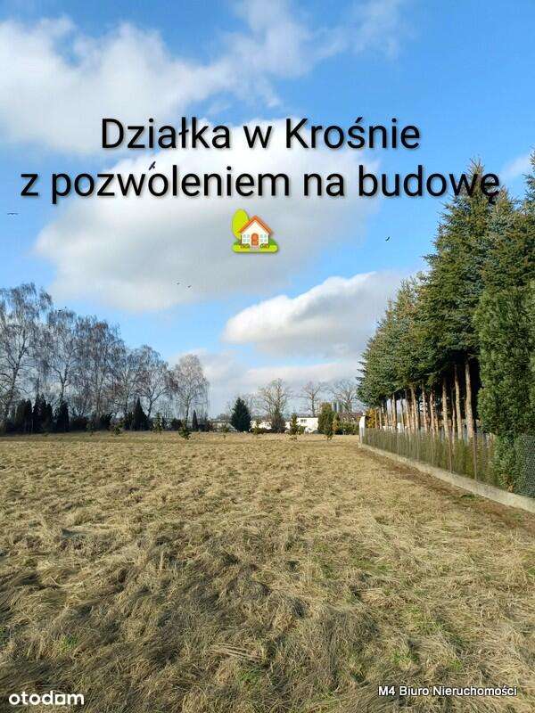 Działka w Krośnie z pozwoleniem na budowę!-0