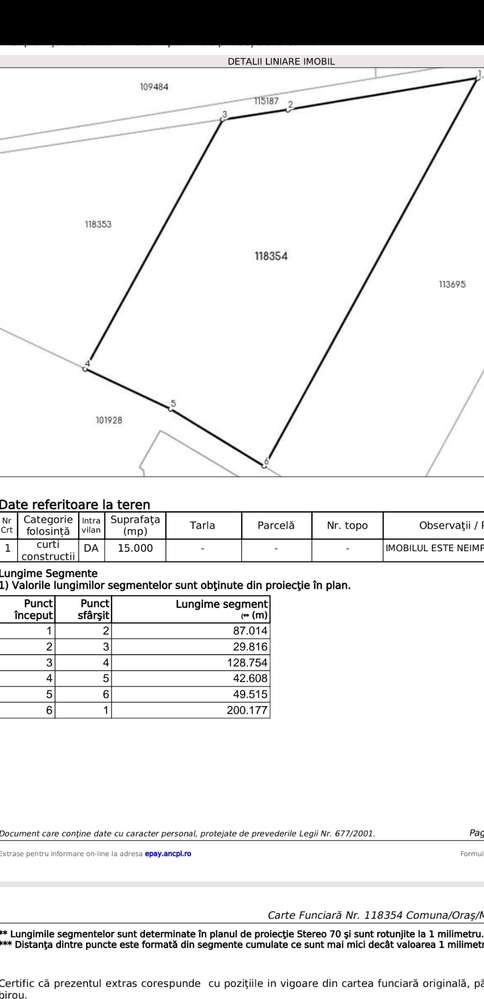 Teren intravilan 15.000 mp ,utilitati langa Navodari -Corbu DJ226-3