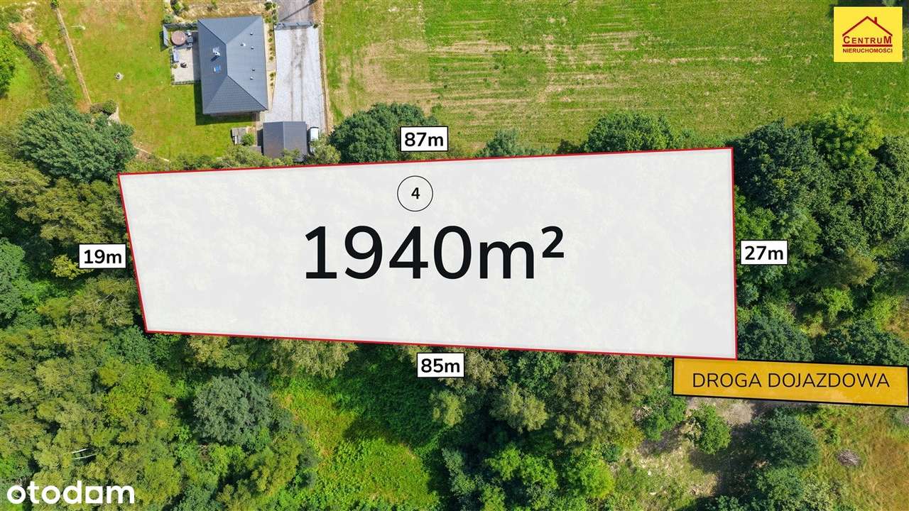 Działka 4 km od Wodzisławia Śl - Mszana - ostatnie 2 działki-4