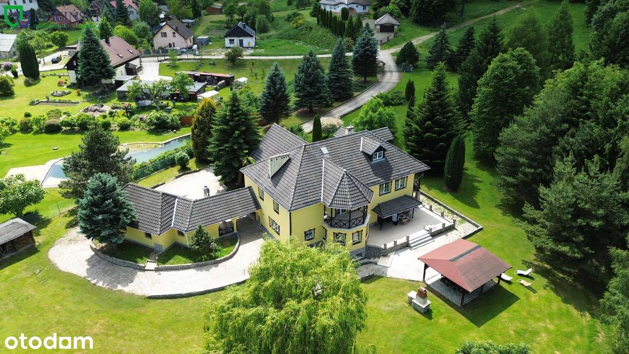 Wyjątkowa rezydencja na ponad hektarowej posesji | Stawy, las i widoki