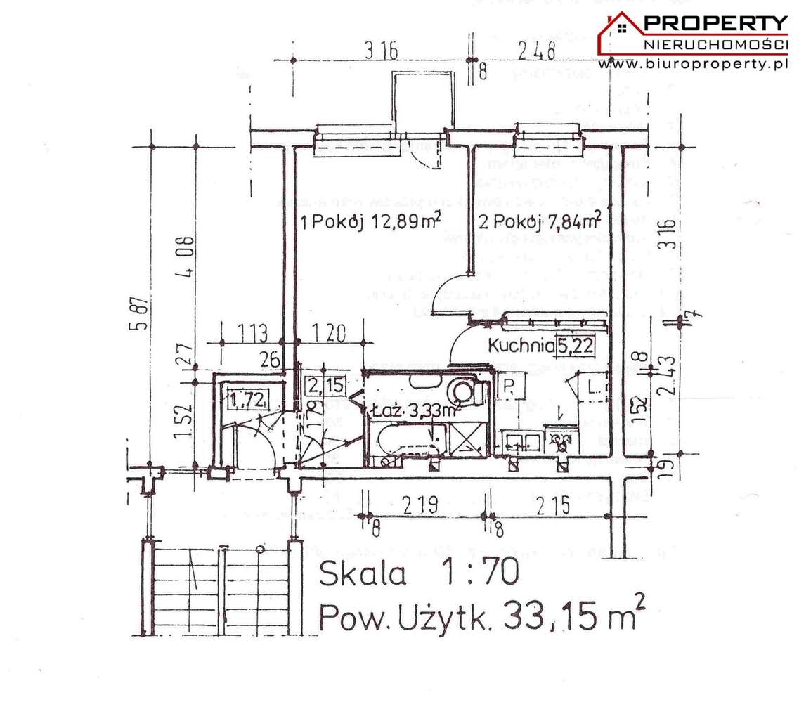 Mieszkanie 2-pokojowe 33,15m2, osiedle Orła Białego, Busko-Zdrój-5