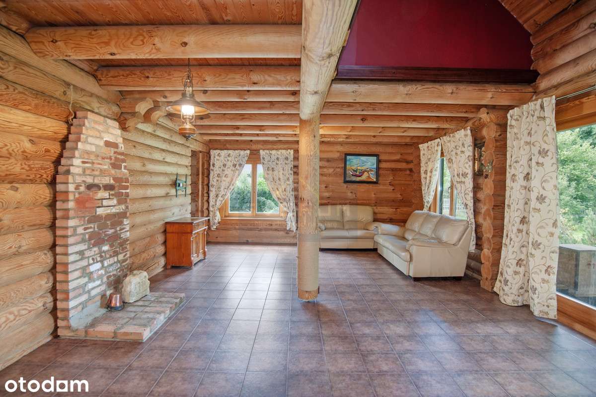 Ostrowy nad Okszą Dom z bali - Pełny obrazek: 4/20