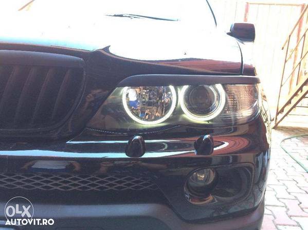 Angel eyes pentru BMW E39 E60 E61 E65 E66 E53 X3 X5 E83 Led Marker radiator - 8